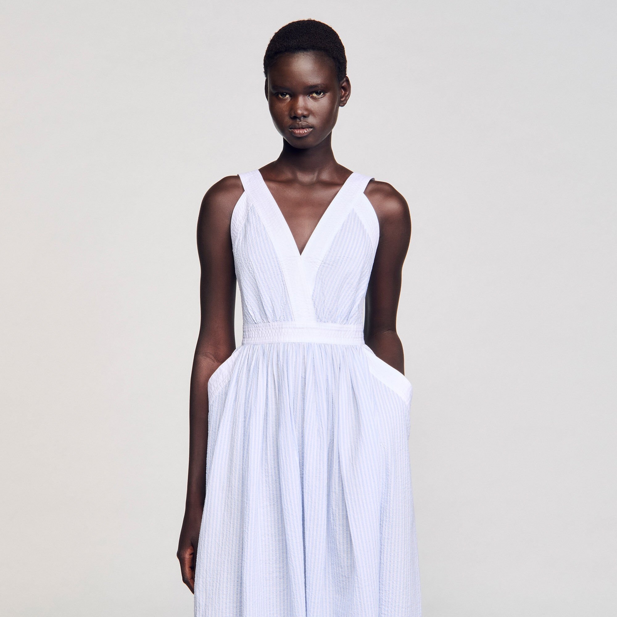 MAXI STRIPED DRESS - 4