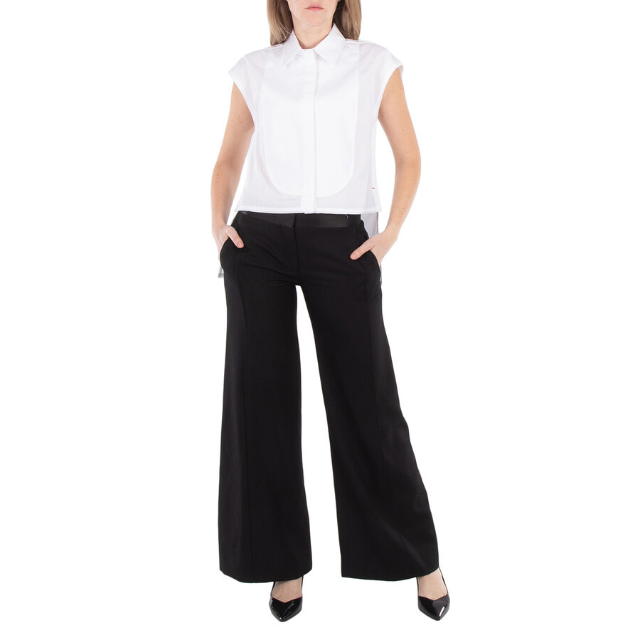 Victoria Beckham Panel-Detail Sleeveless Shirt - 3