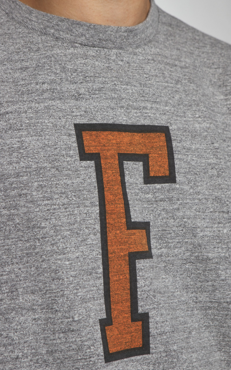 5501PT "F" T-SHIRT HEATHER GREY - 4