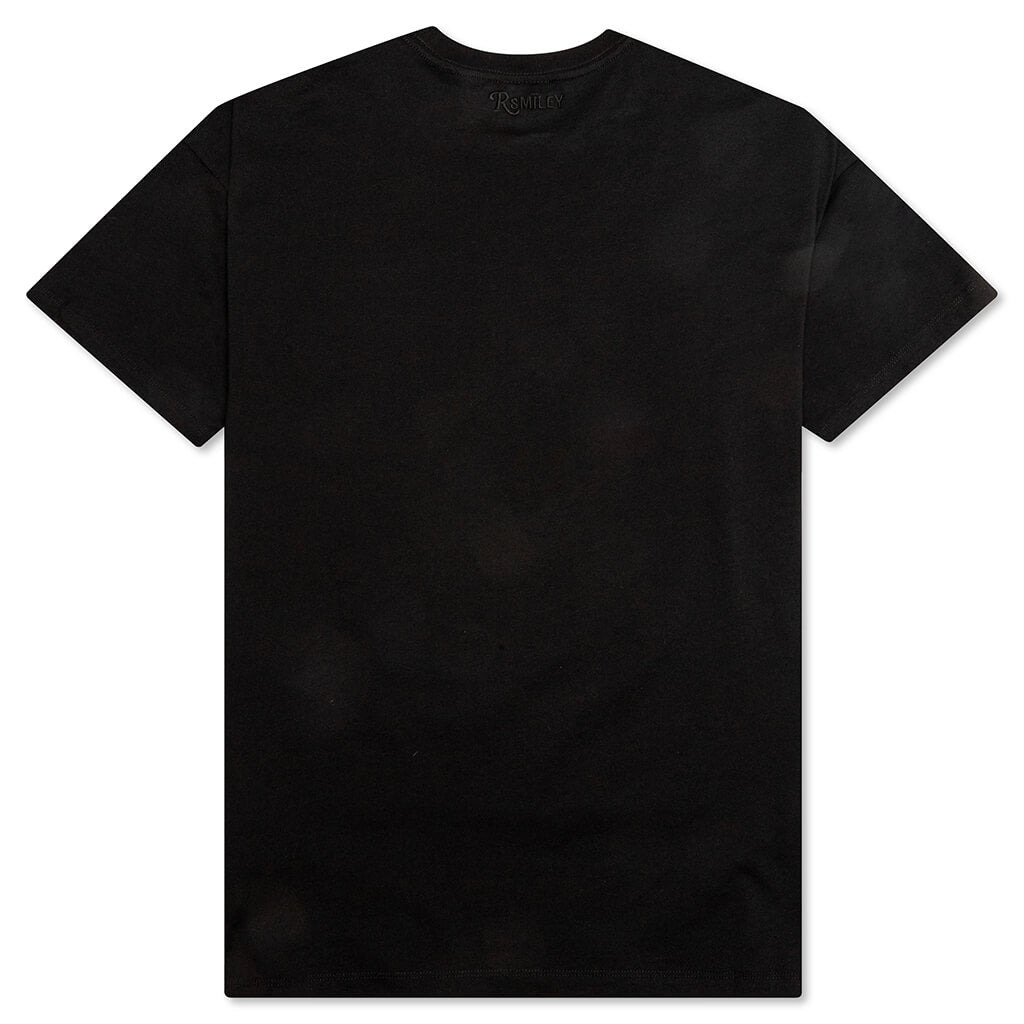 RAF SIMONS X SMILEY RSMILEY PRINT BIG FIT T-SHIRT - BLACK - 2