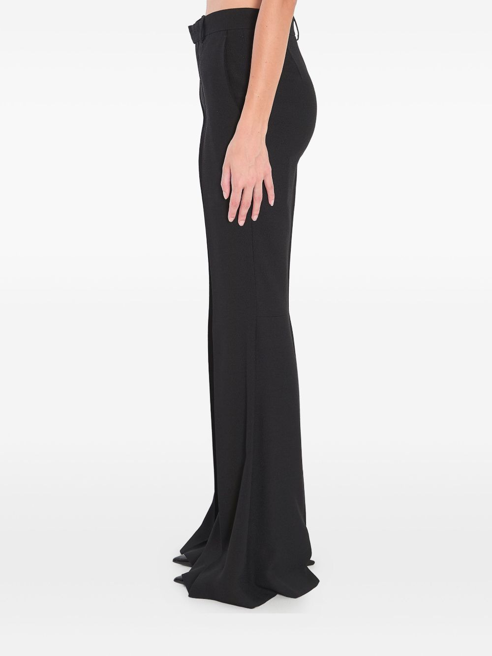 cotton flared trousers - 3