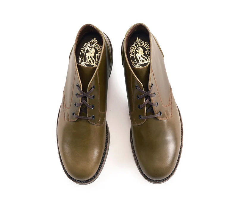 LK-022 Steadfast Chukka Shinki Hikaku Shell Cordovan Olive - 6