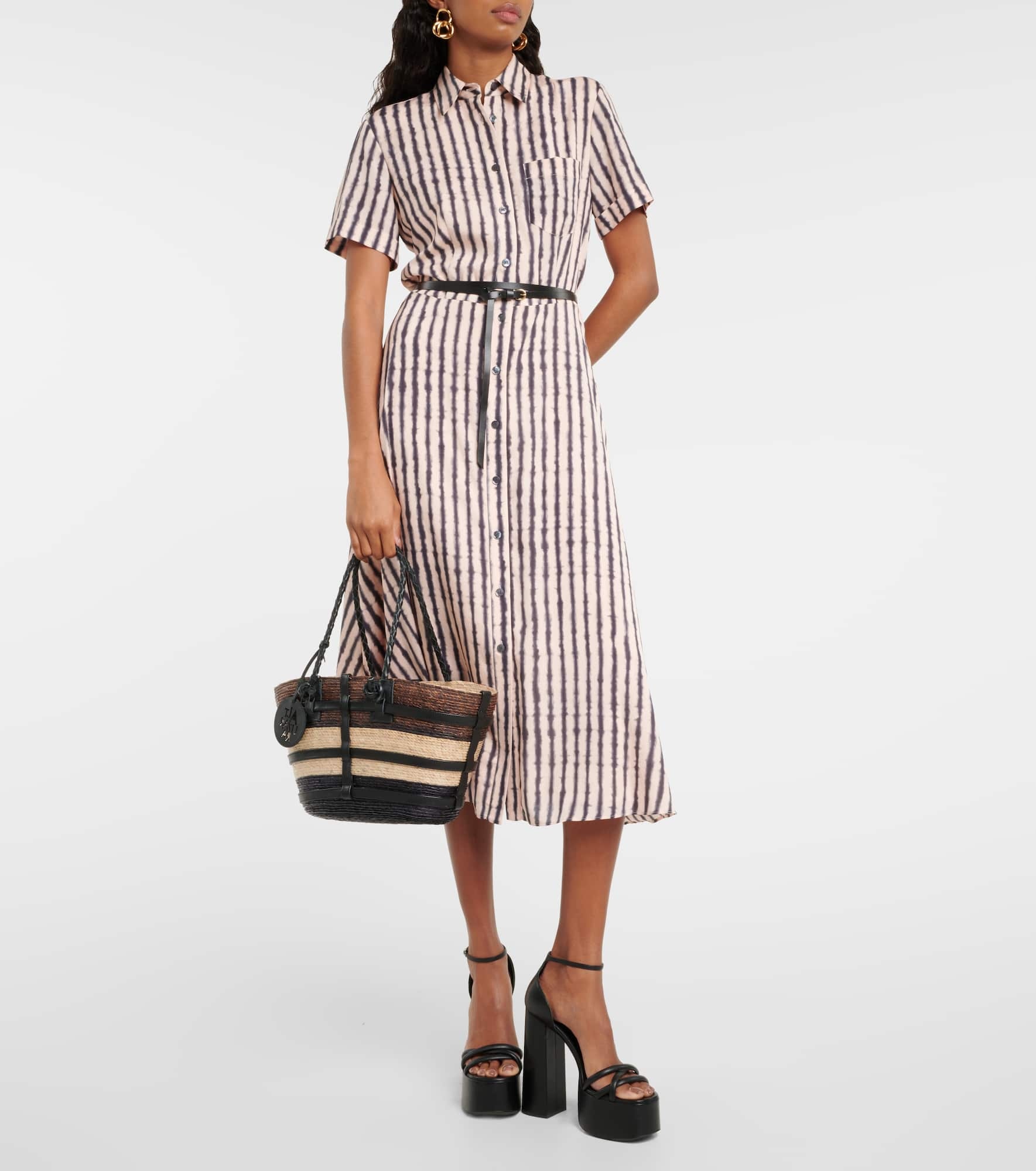 Kiera printed midi dress - 2