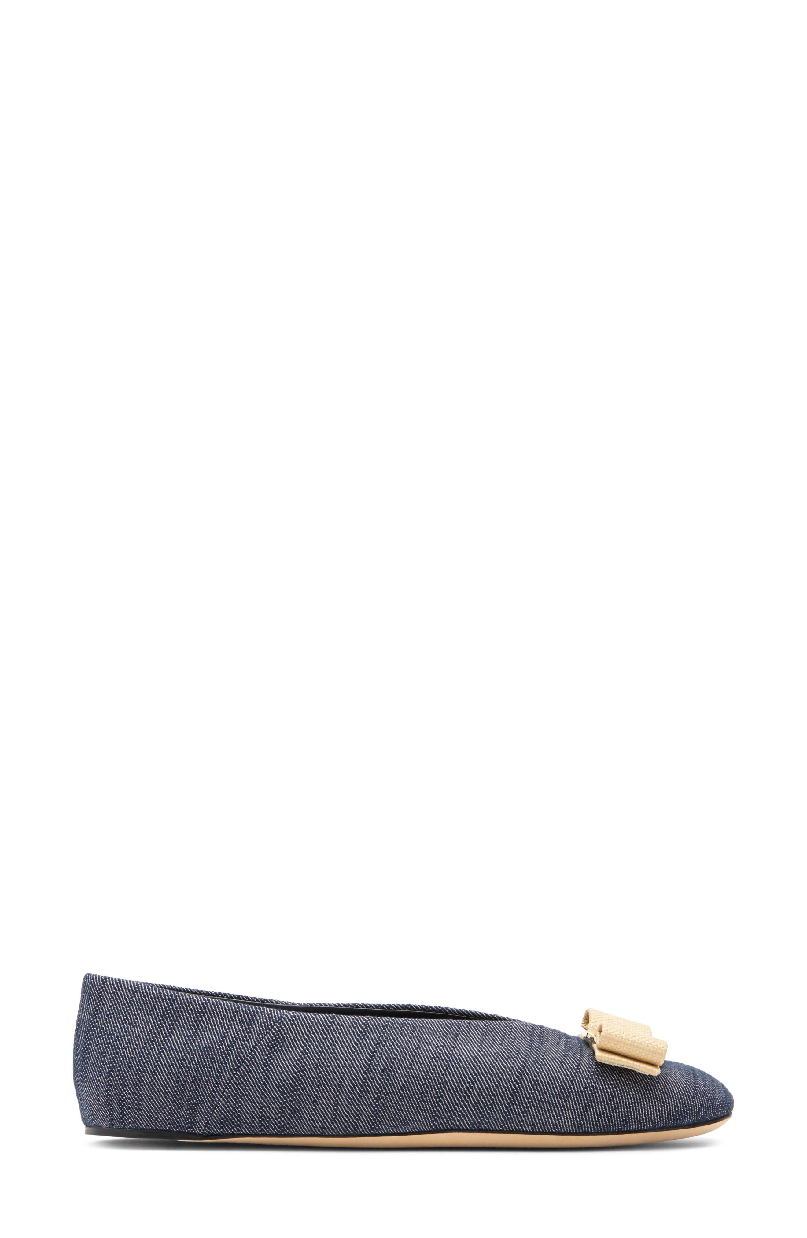 Vanna Bow Denim Ballet Flat - 3