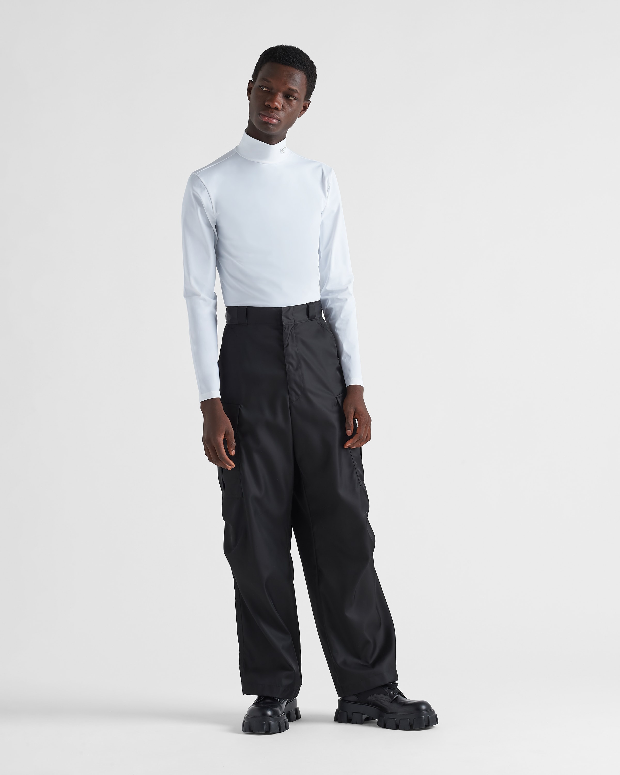 Stretch cotton turtleneck - 2