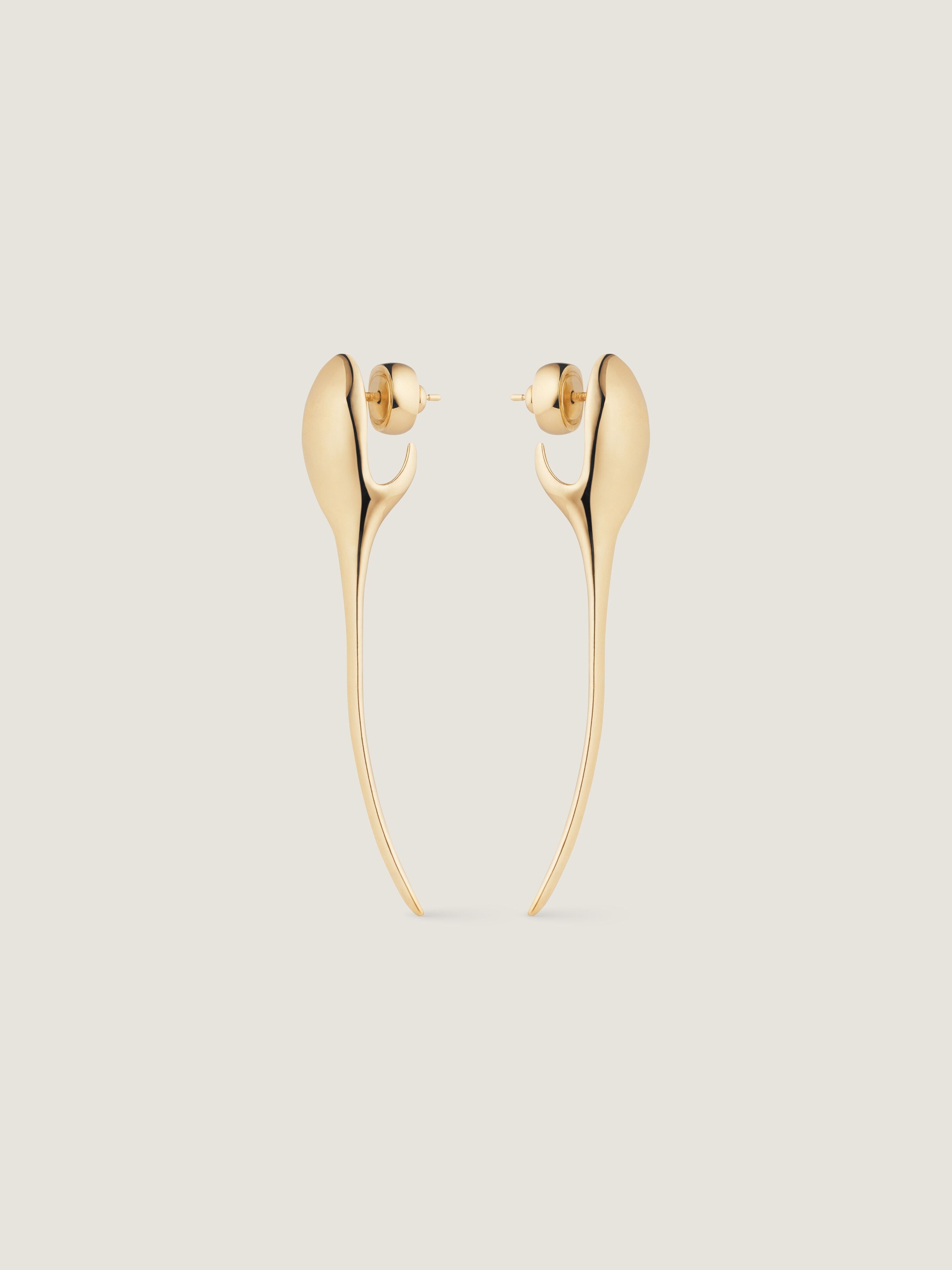 MAPLE SEED EARRINGS IN METAL - 4
