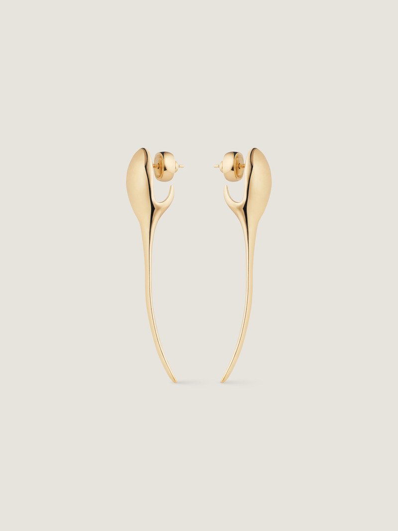 MAPLE SEED EARRINGS IN METAL 4
