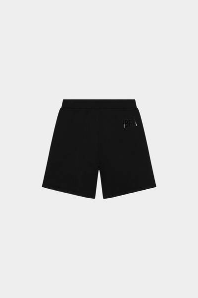 DSQUARED2 IBRA BLACK ON BLACK RELAX FIT SHORTS outlook