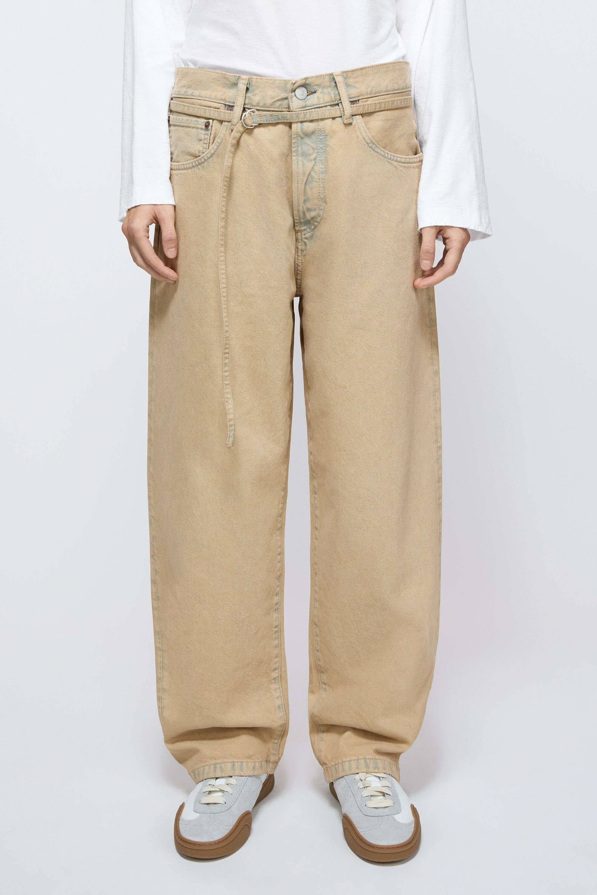 Loose fit jeans - 1991 Toj - Light Sand - 2