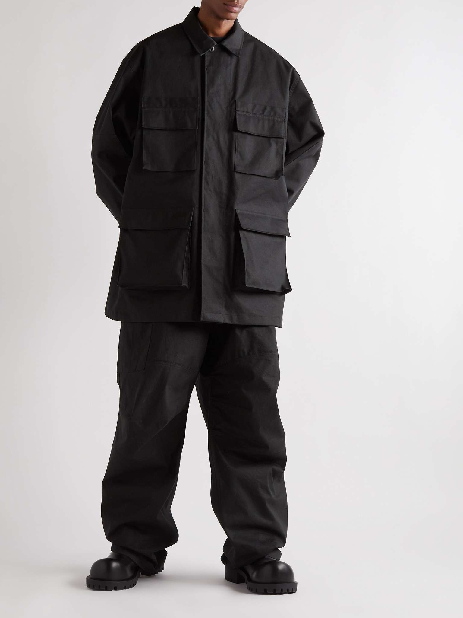Cotton-Drill Overshirt - 3
