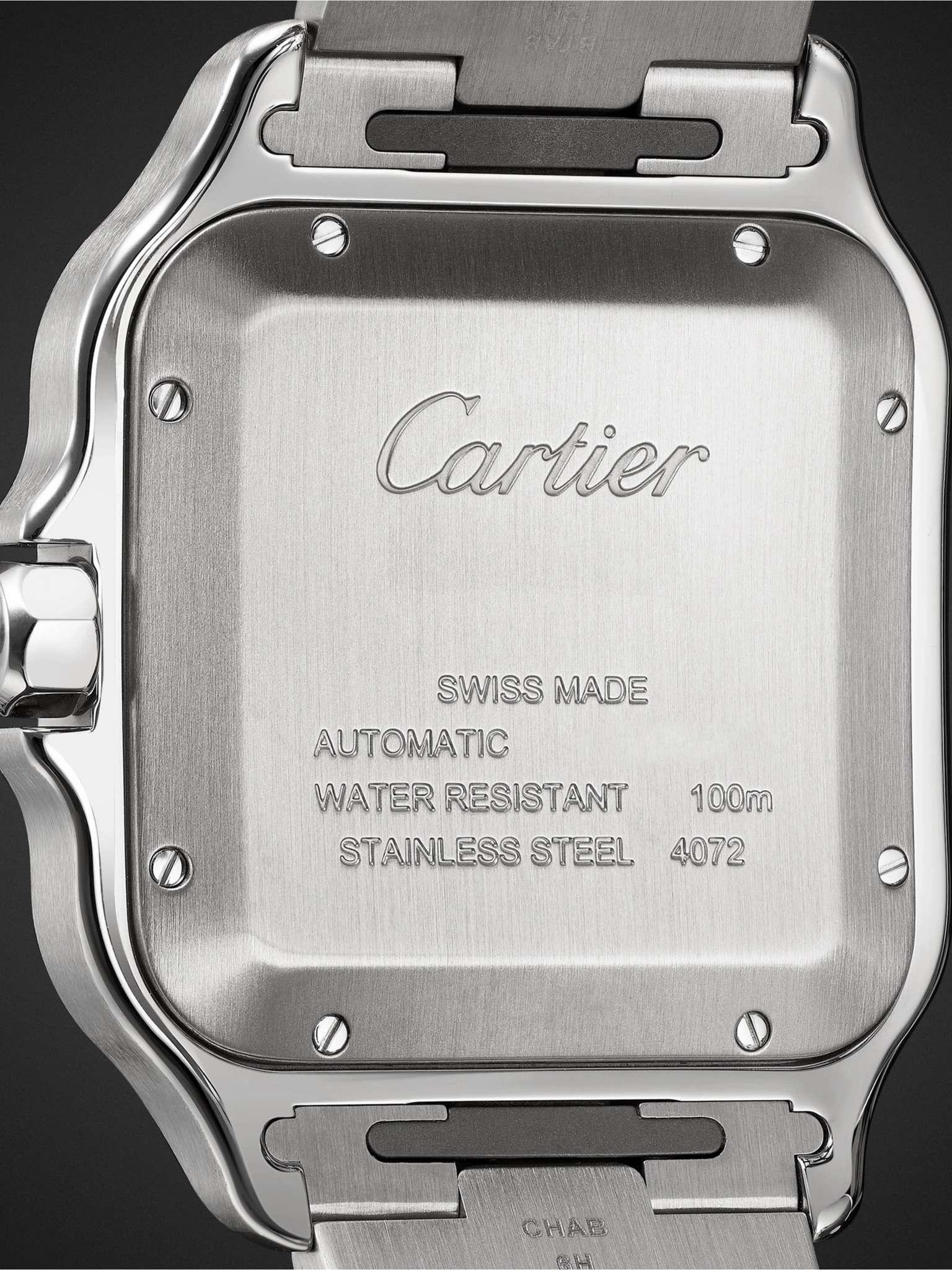 Santos de Cartier Automatic 39.8mm Steel Watch, Ref. No. WSSA0037 - 7