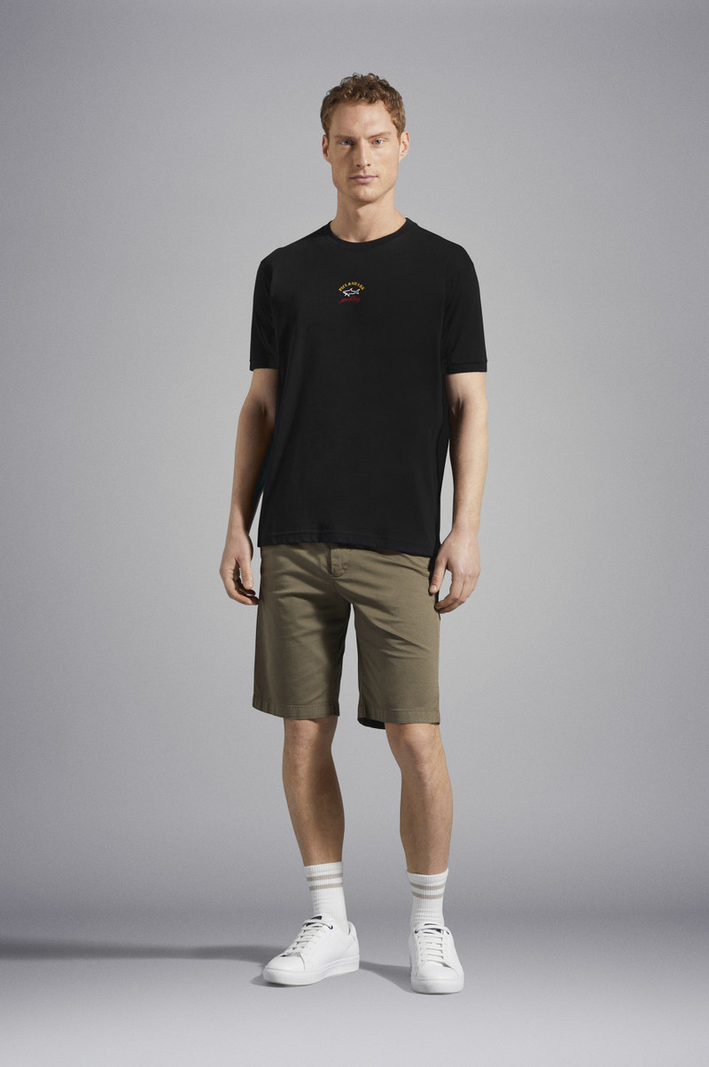 Paul & Shark COTTON T-SHIRT WITH GRAPHIC PRINT outlook