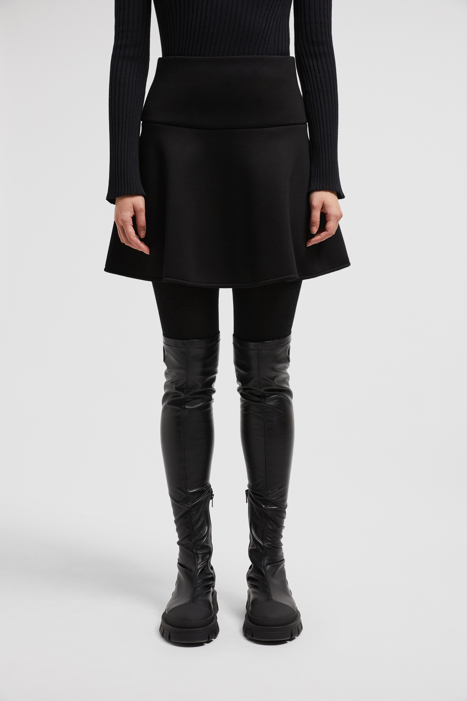Moncler Neoprene Mini Skirt | REVERSIBLE
