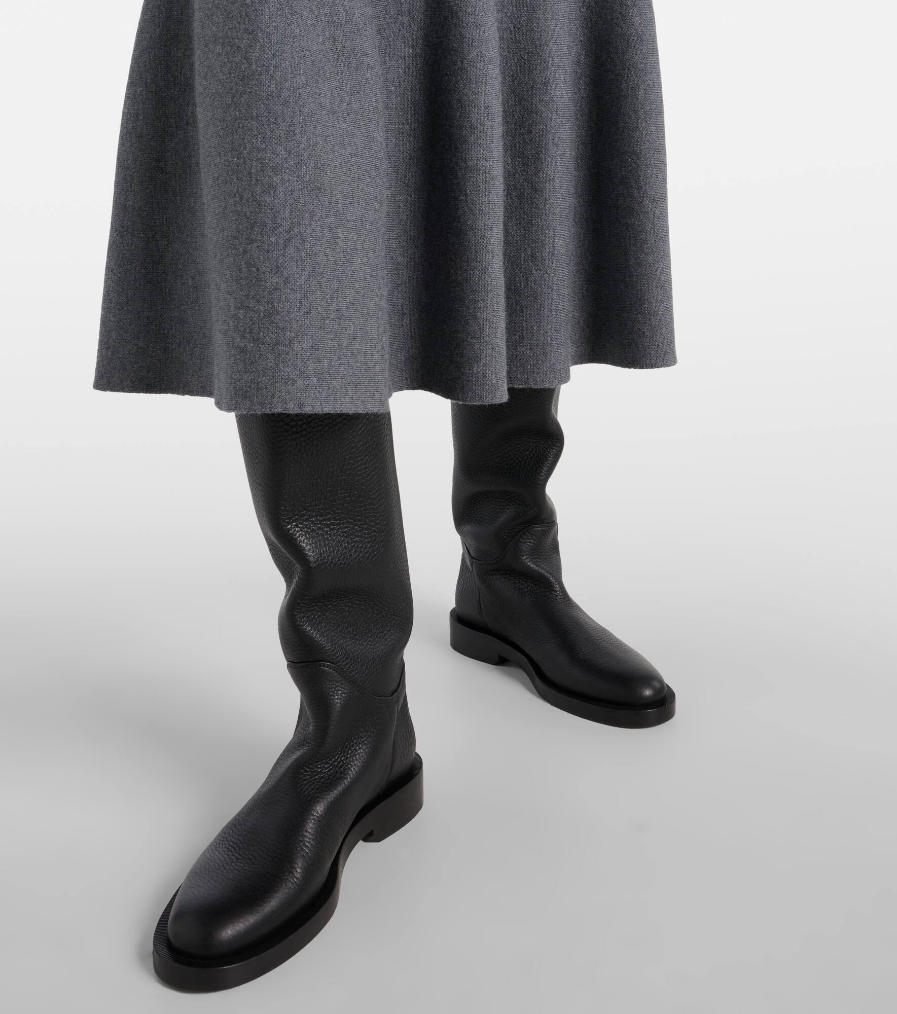 Flint leather knee-high boots - 7