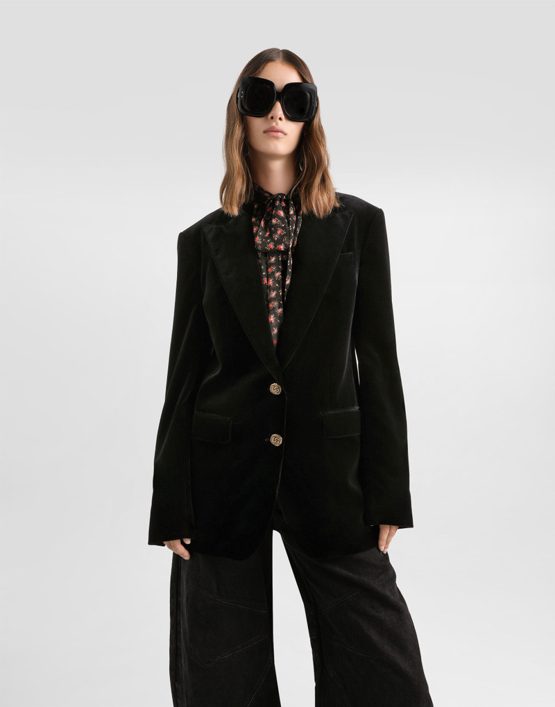 Dolce & Gabbana Smooth velvet jacket outlook