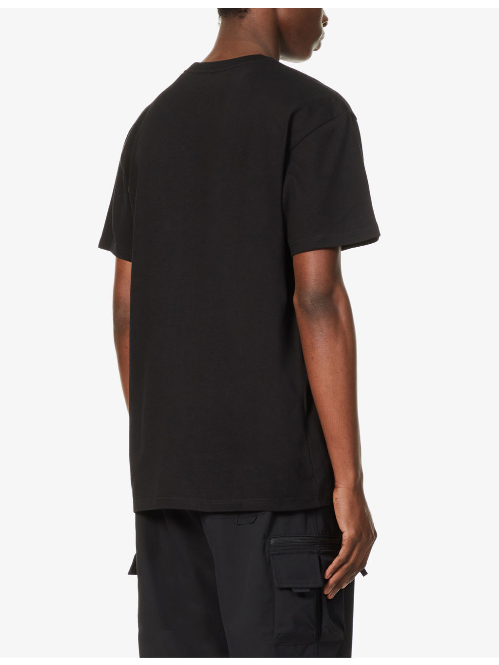 Chase brand-embroidered cotton-jersey T-shirt - 4