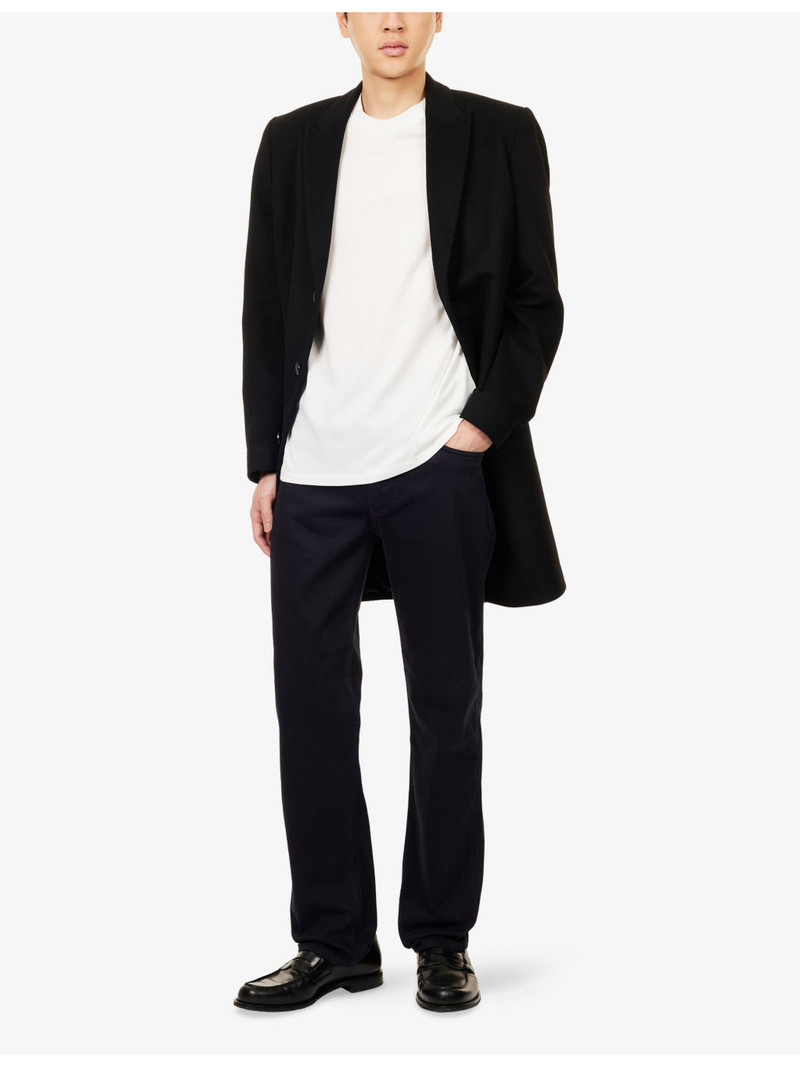 EMPORIO ARMANI Regular Straight-Leg Stretch-Denim Jeans outlook