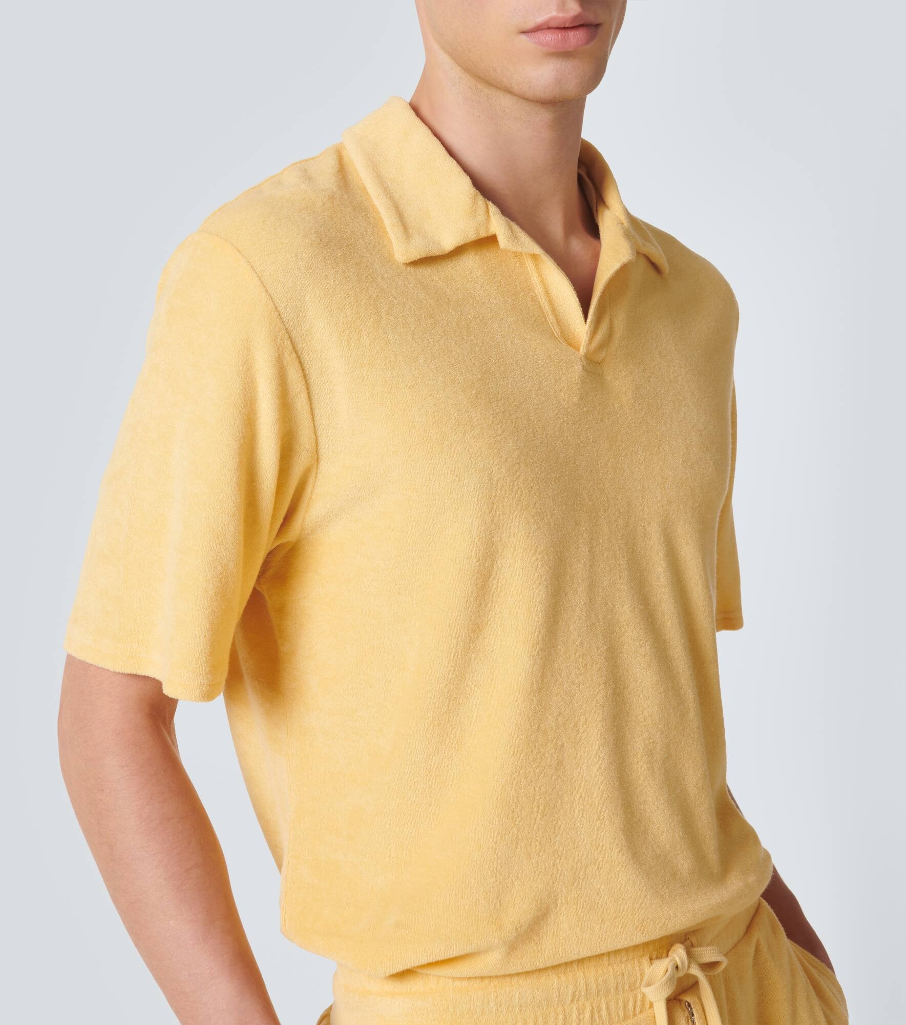 Faustino cotton terry polo shirt - 5
