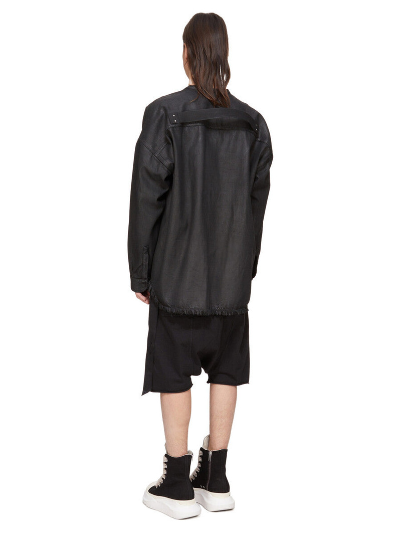 frayed cotton coat 7