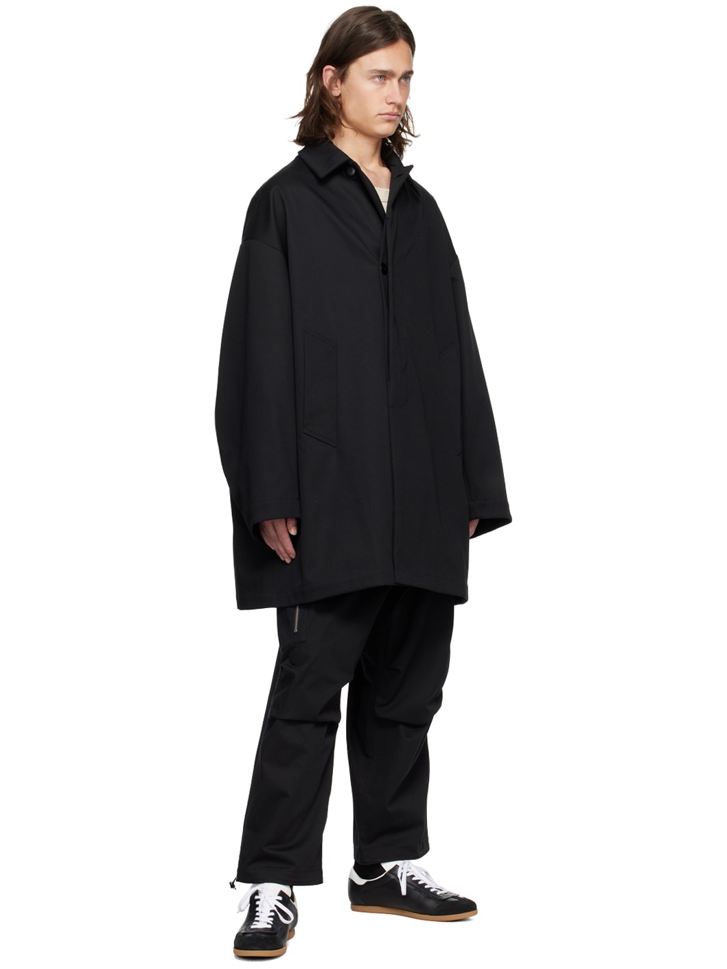 Black Berlin Baggies Cargo Pants - 4