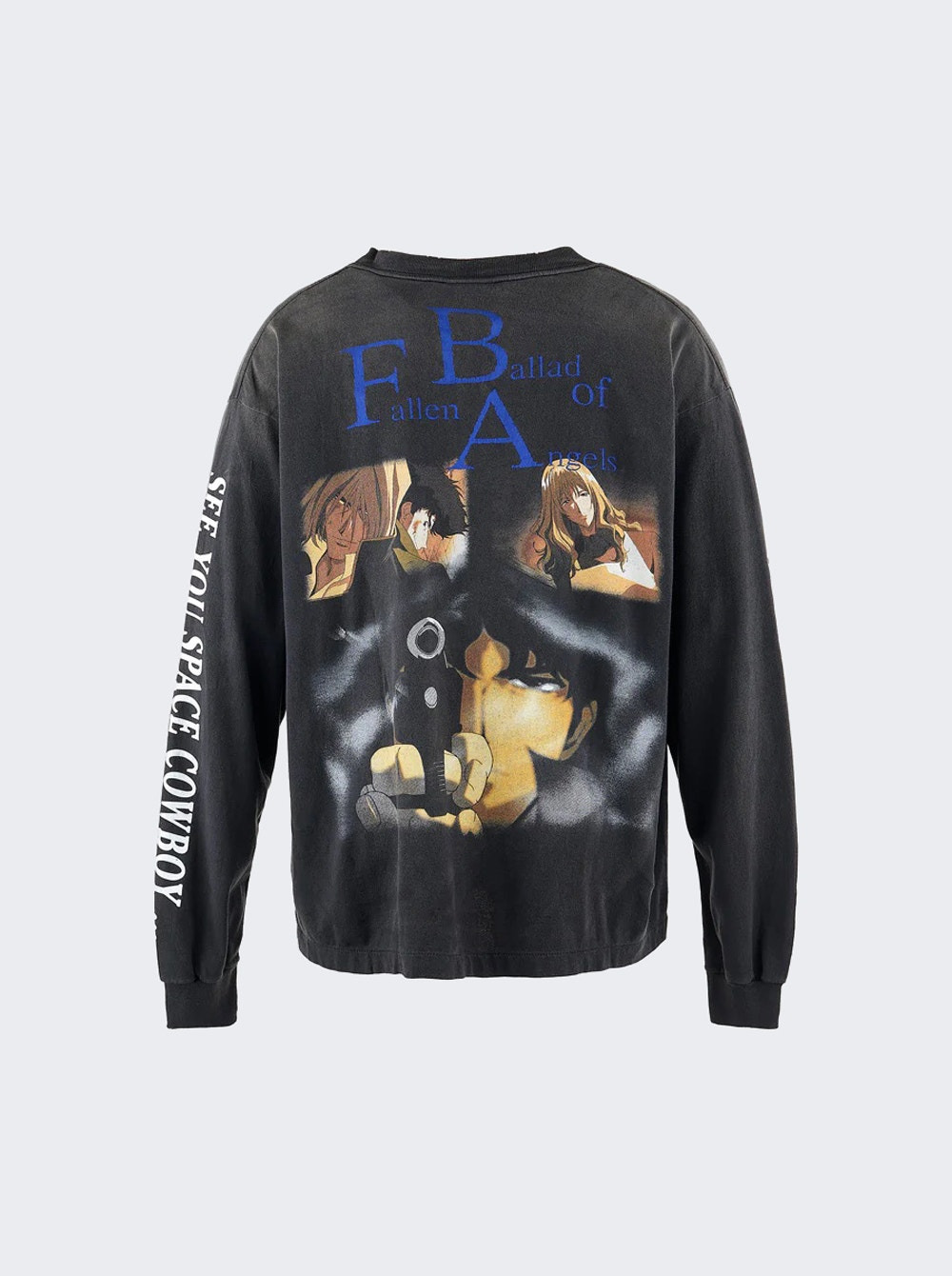 X Cowboy Bepop Long Sleeve Tee Black - 2