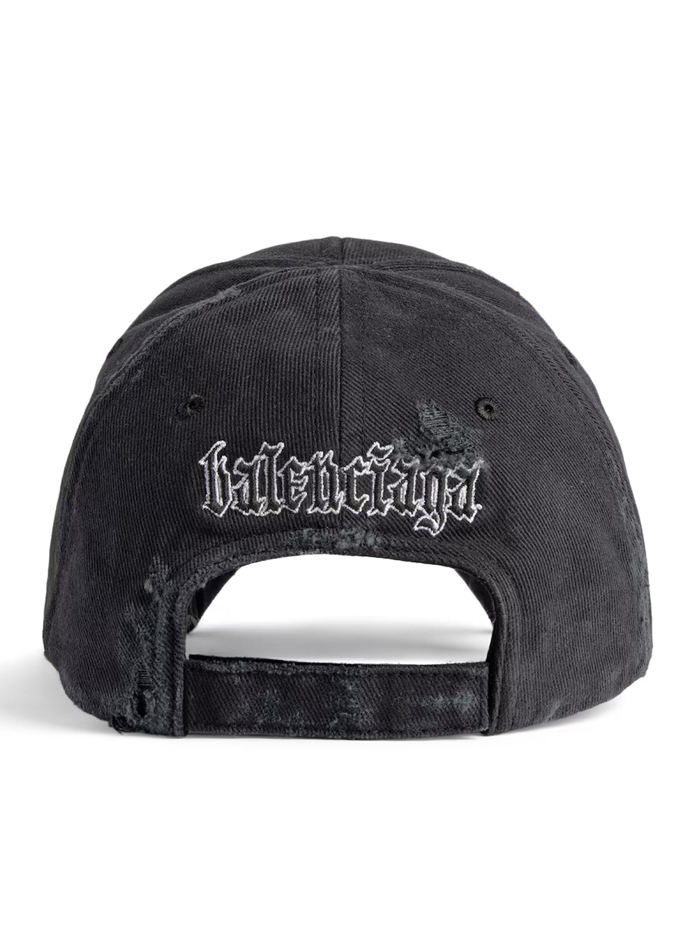 BLACKLETTER SCRIPT HAT IN BLACK DELAVE - 3