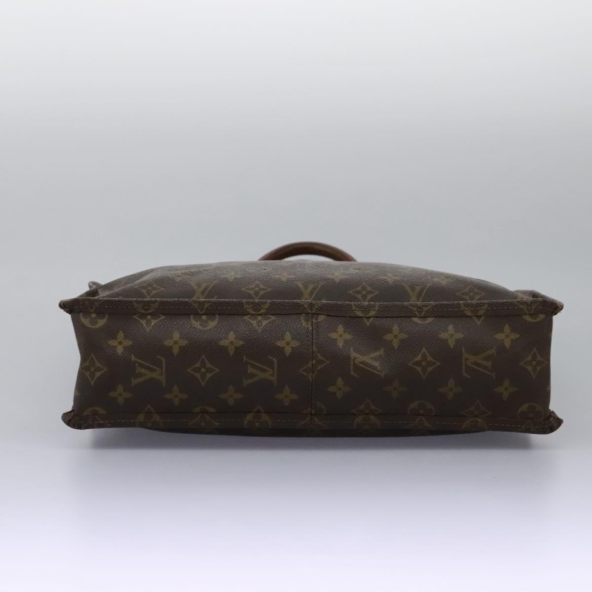 LOUIS VUITTON Monogram Sac Plat Hand Bag M51140 - 5