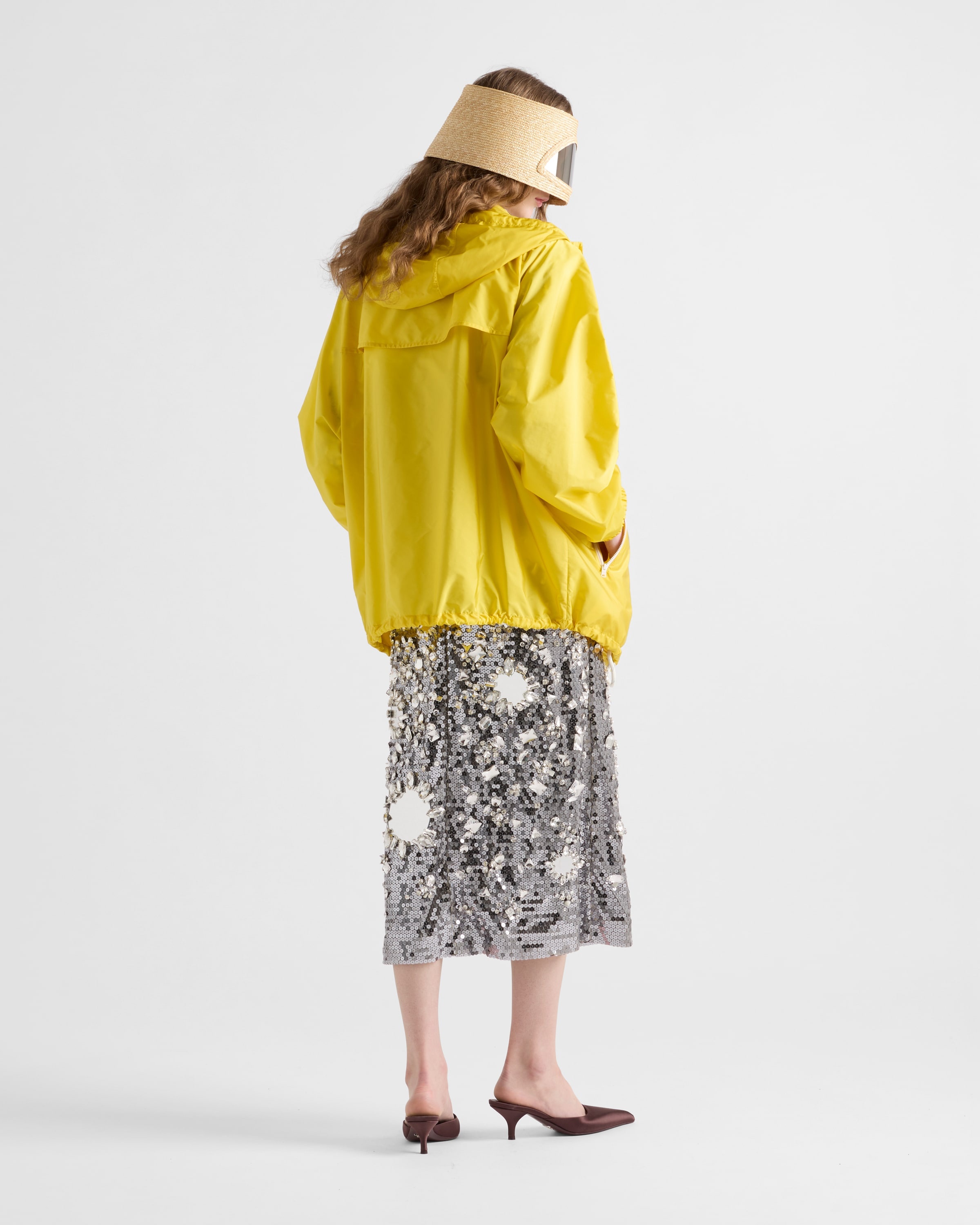 Lightweight Re-Nylon rain jacket - 5
