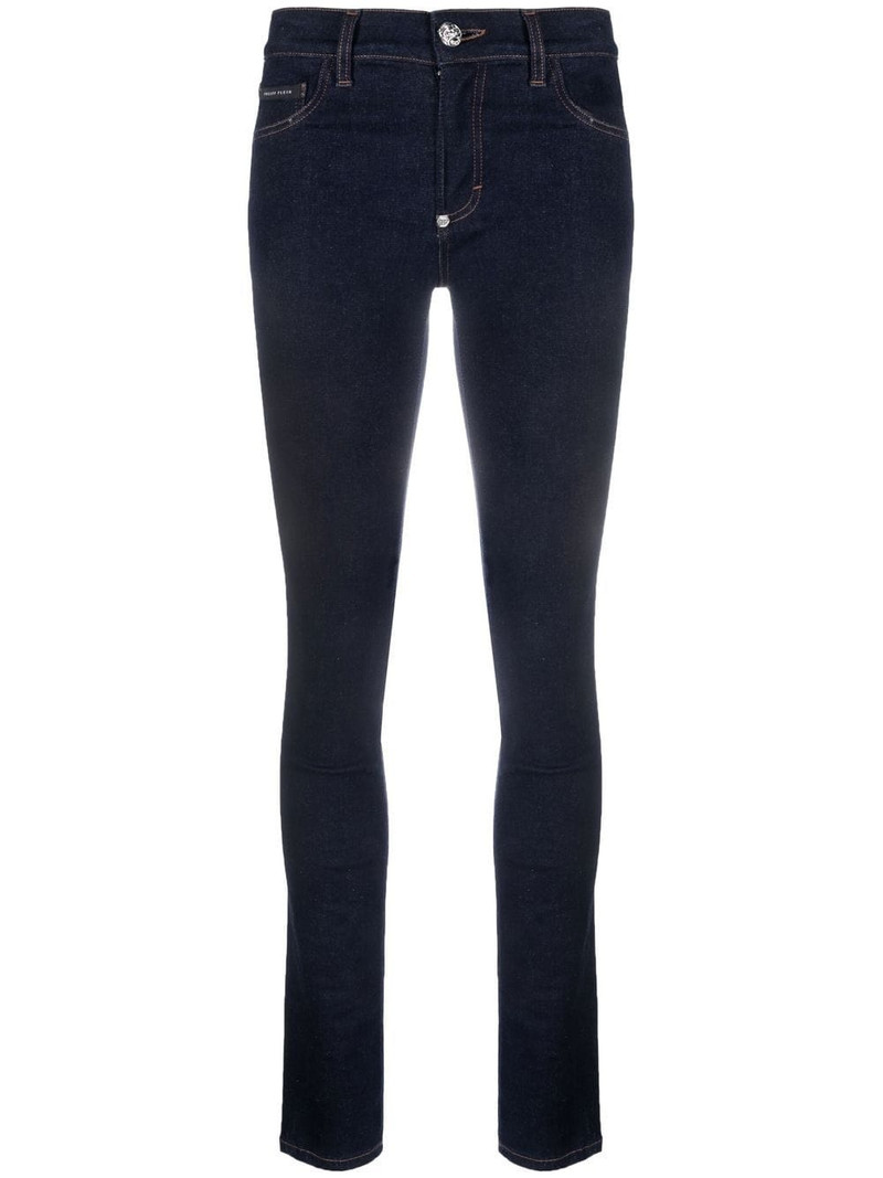 mid-rise skinny jeans 1