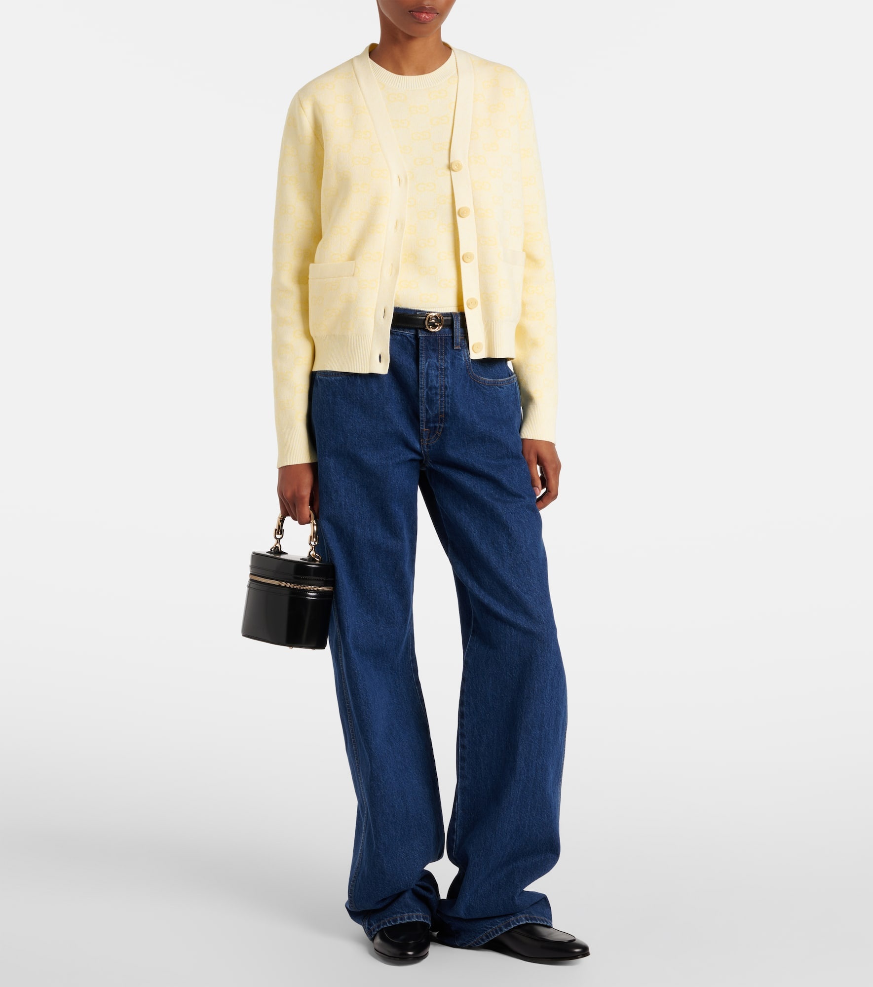 GG cotton jacquard cardigan - 2