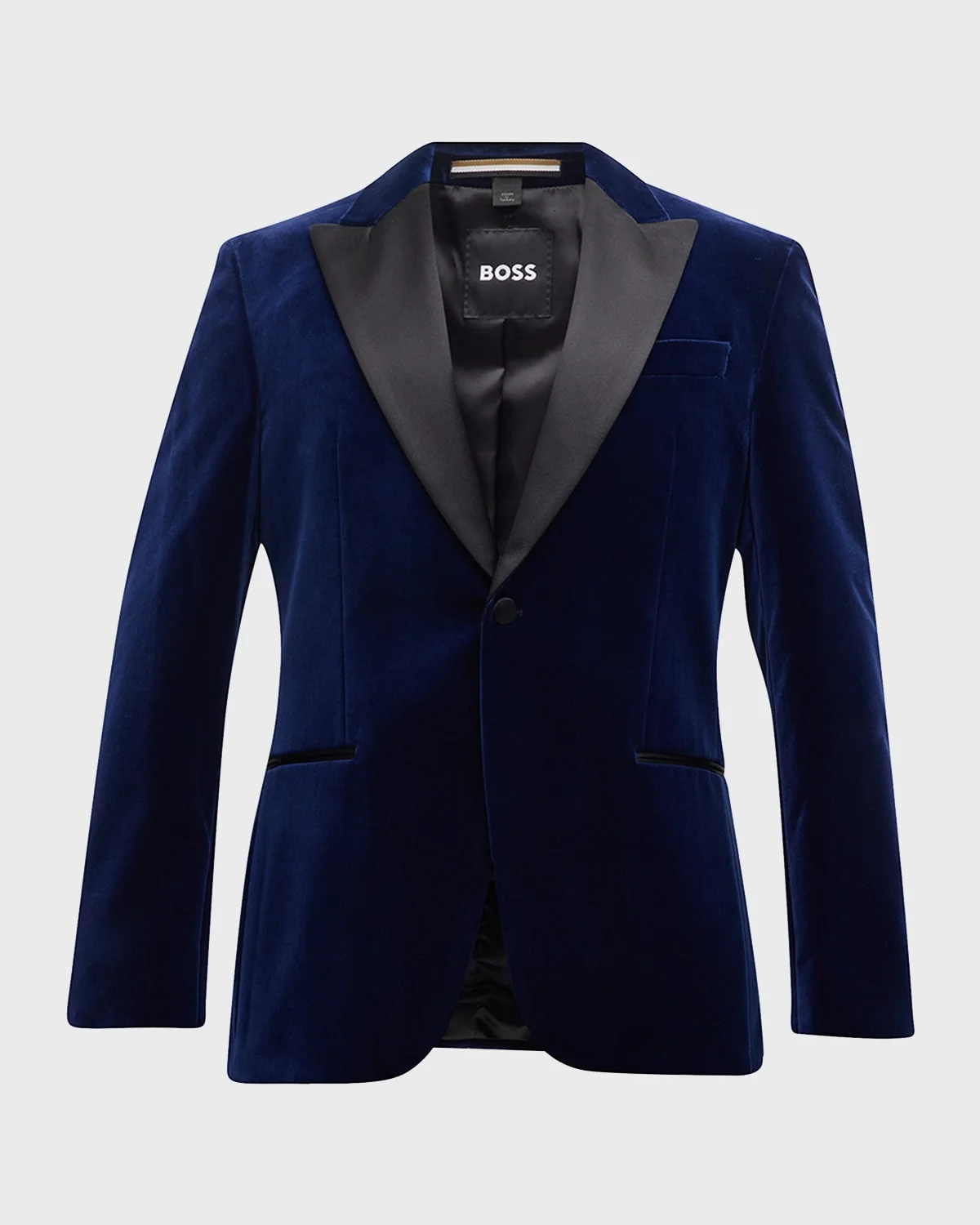 Men's Velvet Peak-Lapel Dinner Jacket - 1