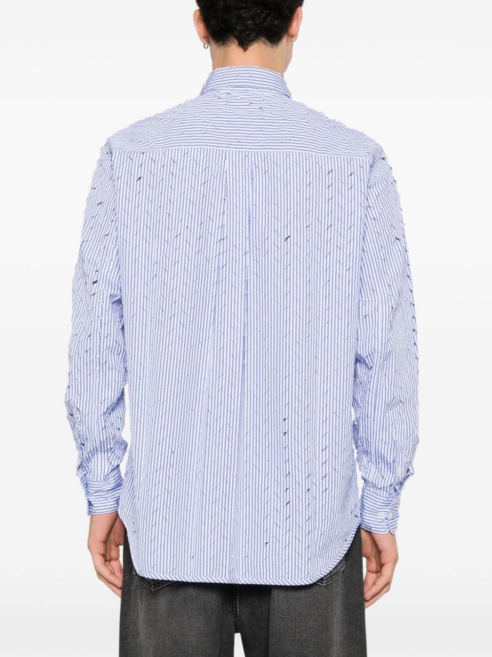 Otis ripped striped shirt - 5