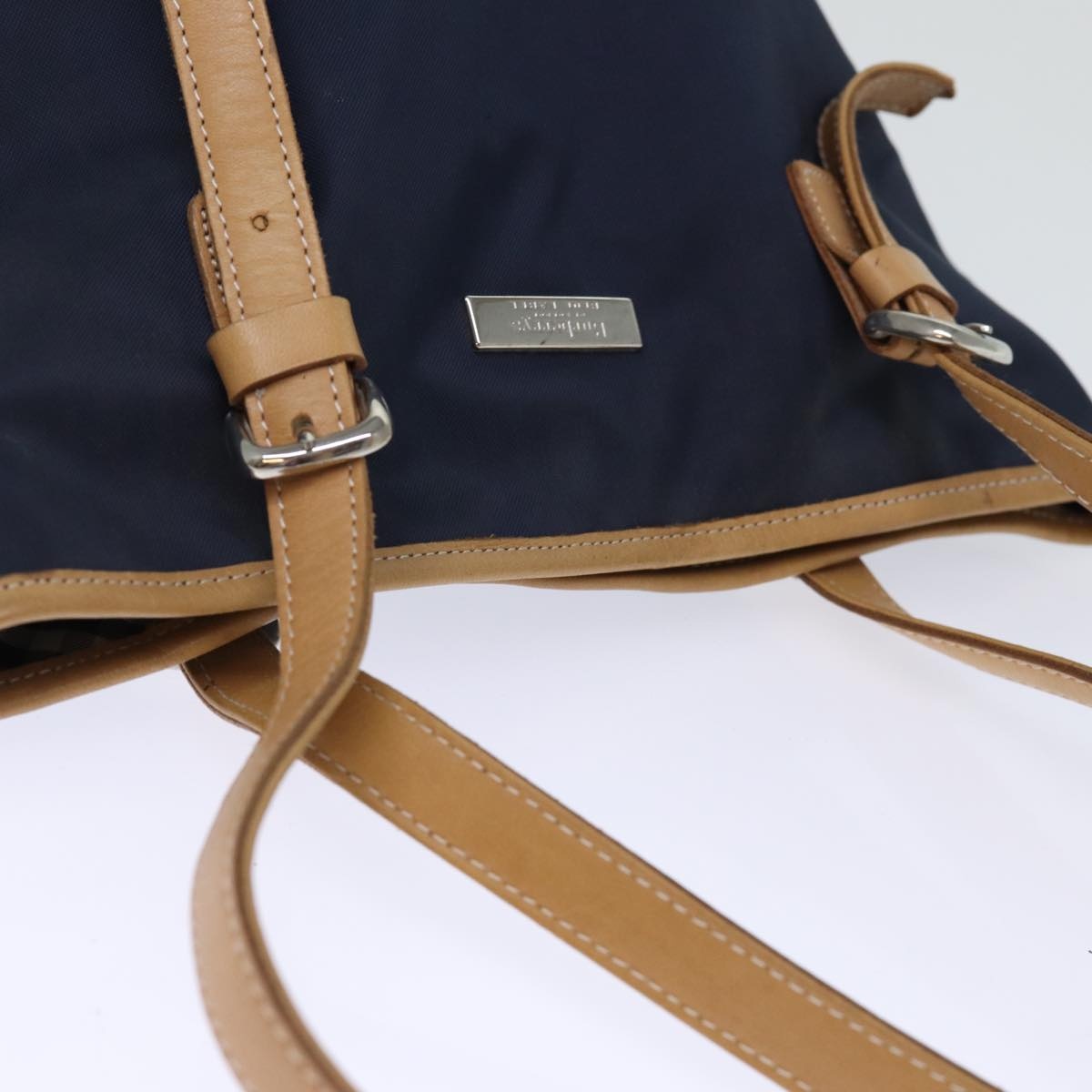 Burberry Blue Label Tote Bag Nylon Navy - 6