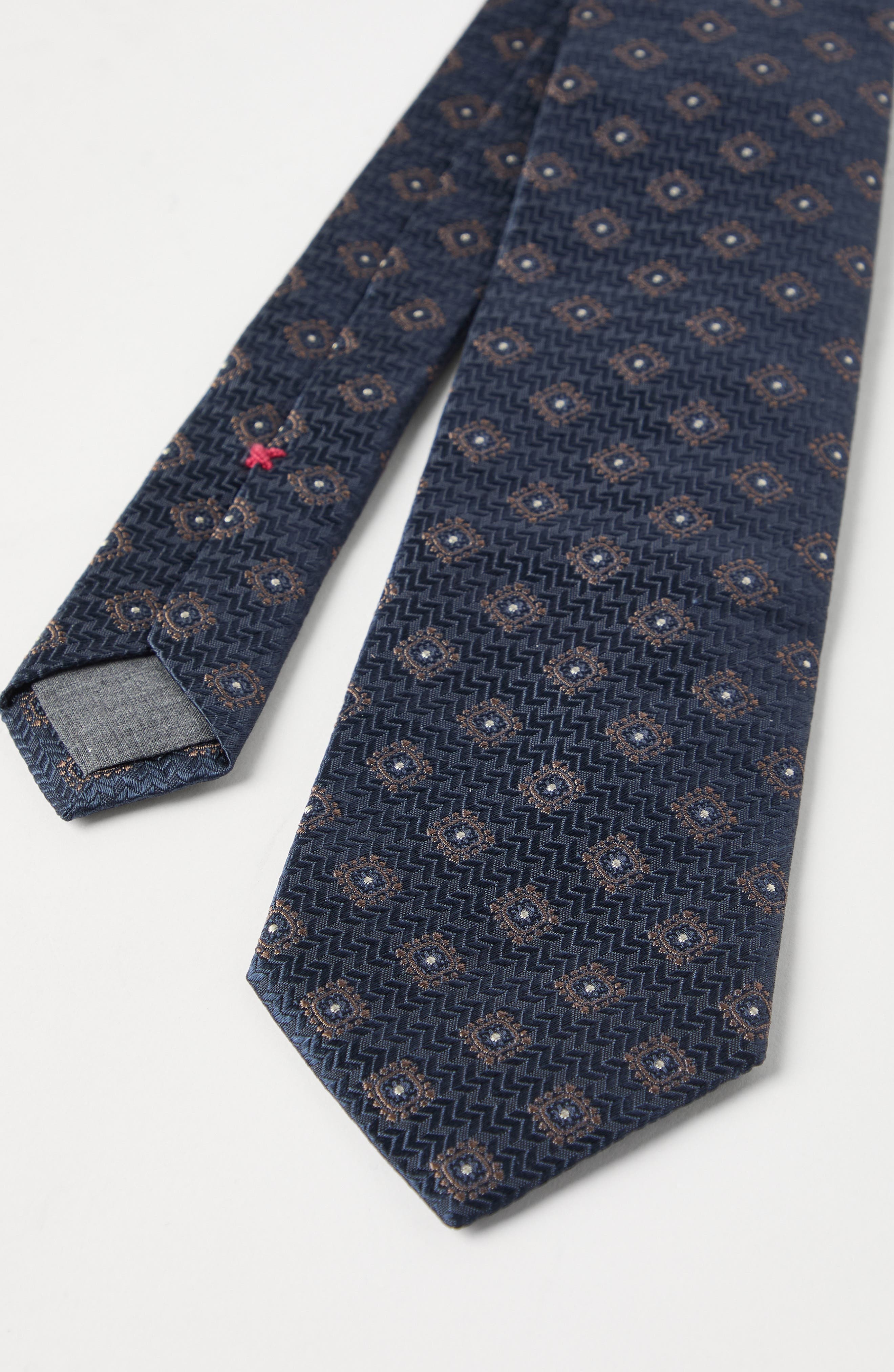 Brunello Cucinelli Herringbone necktie in Navy Blue at Nordstrom - 3