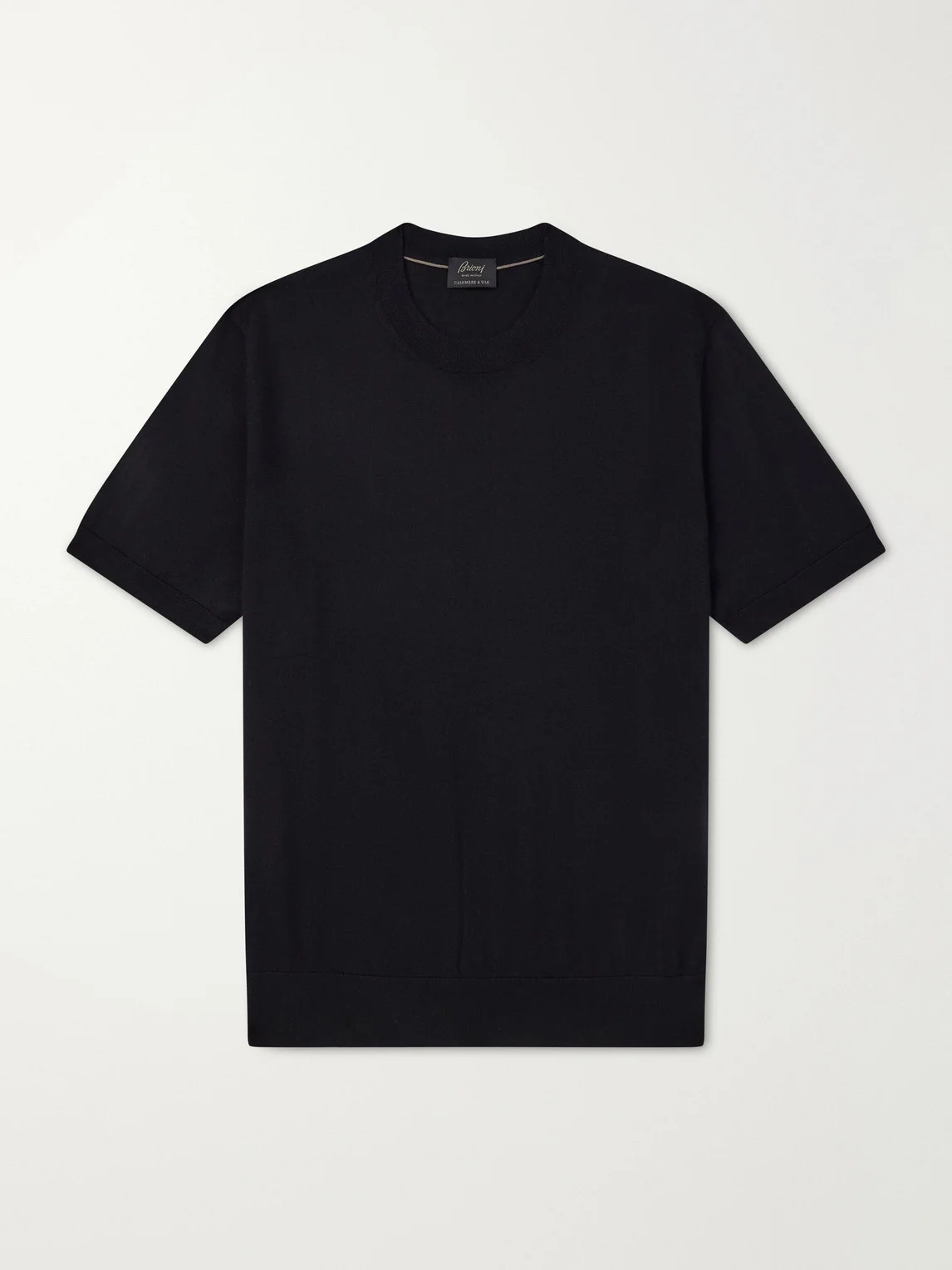 Cashmere and Silk-Blend T-Shirt - 1