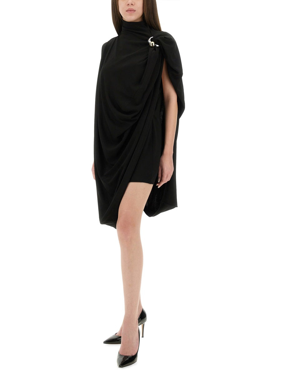 Jean Paul Gaultier Women Draped Dress With Piercings - 4