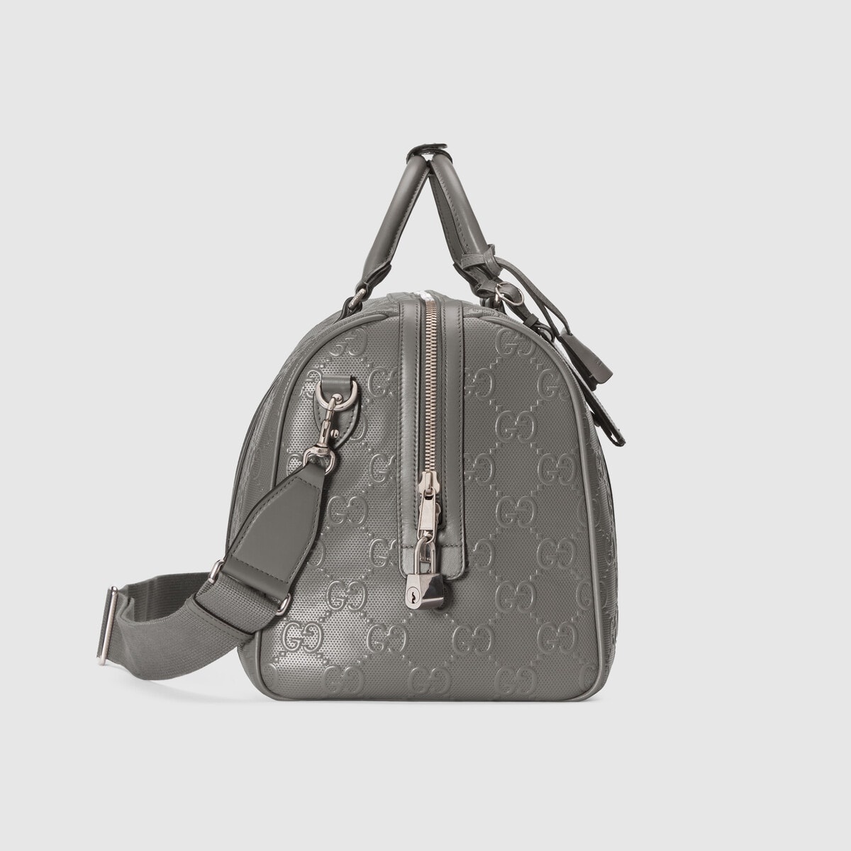 GG embossed duffle bag - 4