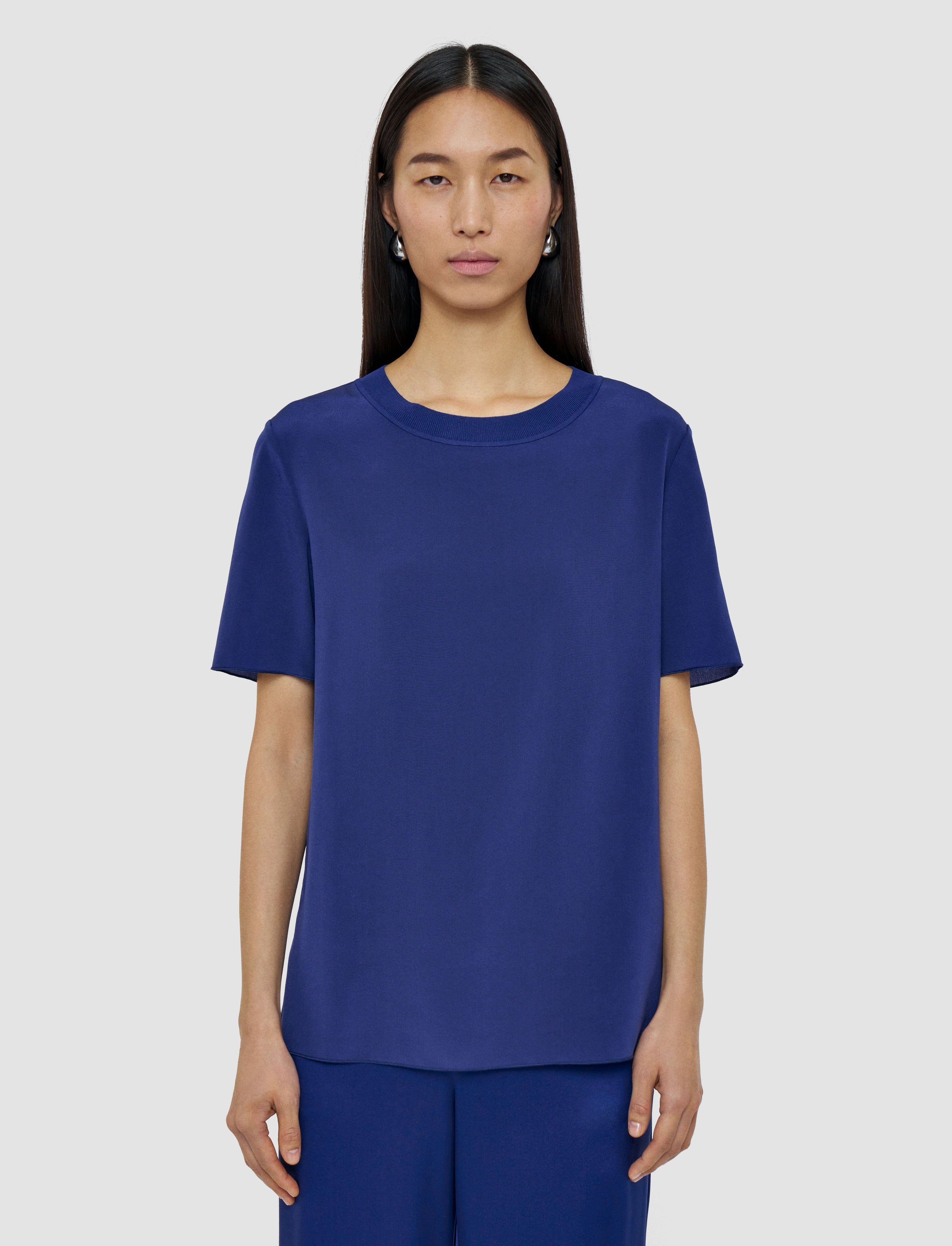 Rubin Crepe de Soie Silk Blouse - 3