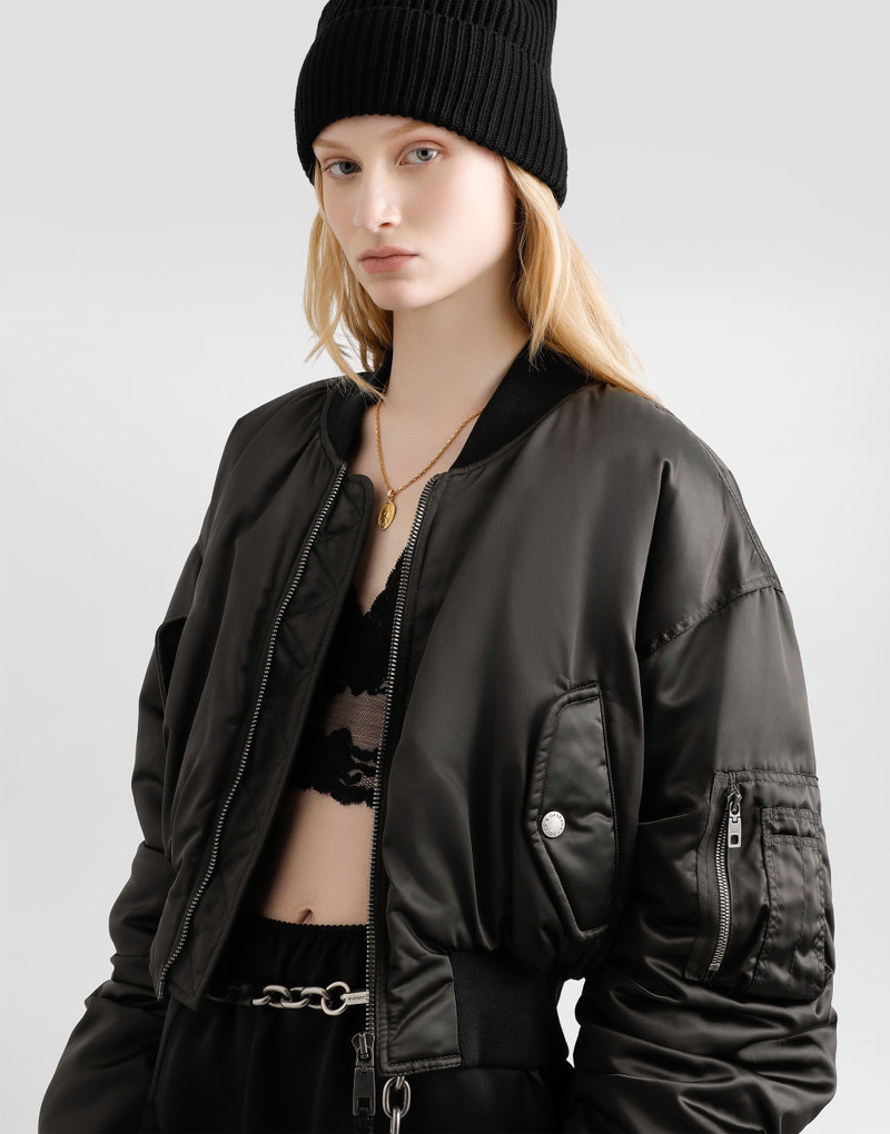 Oversized nylon canvas jacket 4