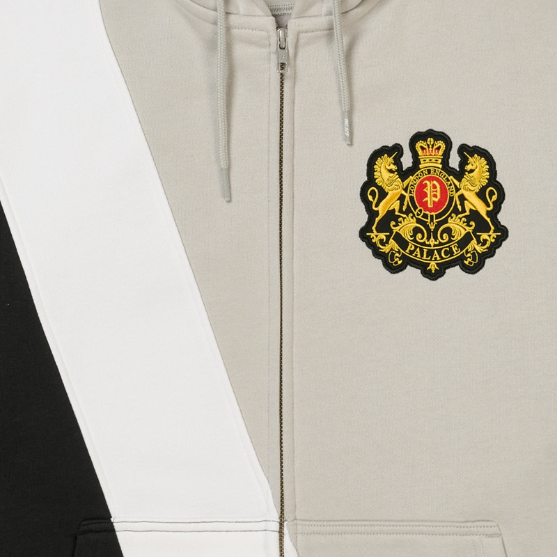 ESTABLISHED ZIP HOOD GREY 3