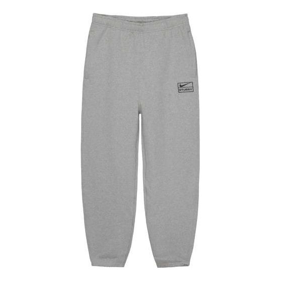 Nike Fleece Pants x Stussy 'Dark Gray Heather' DO9341-063 - 1