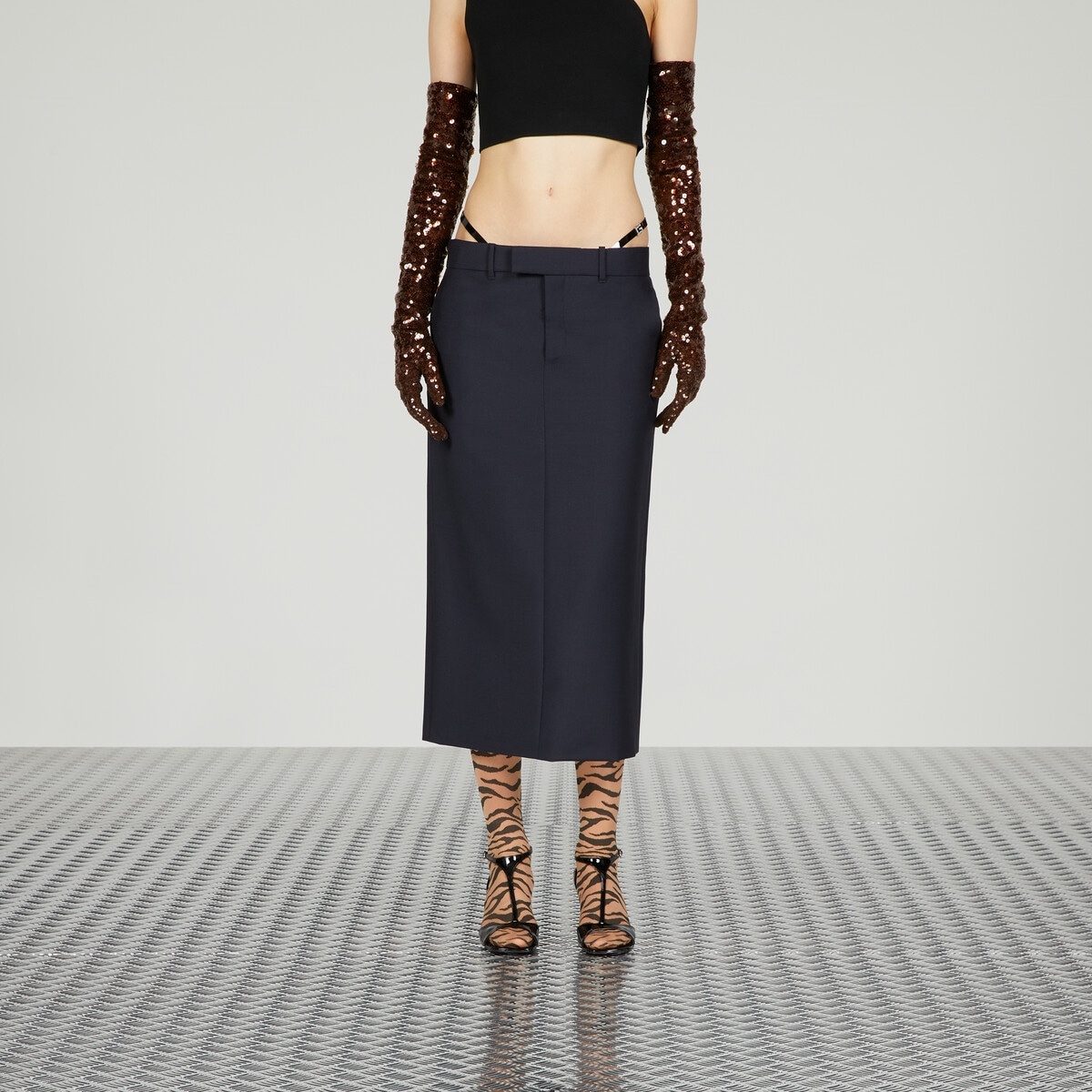 Wool mohair skirt - 7