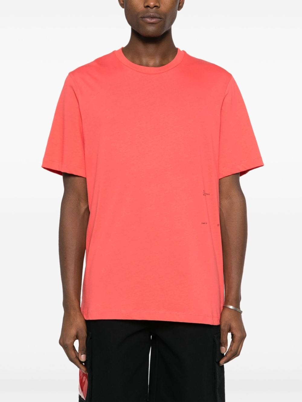 graphic-patch cotton T-shirt - 3