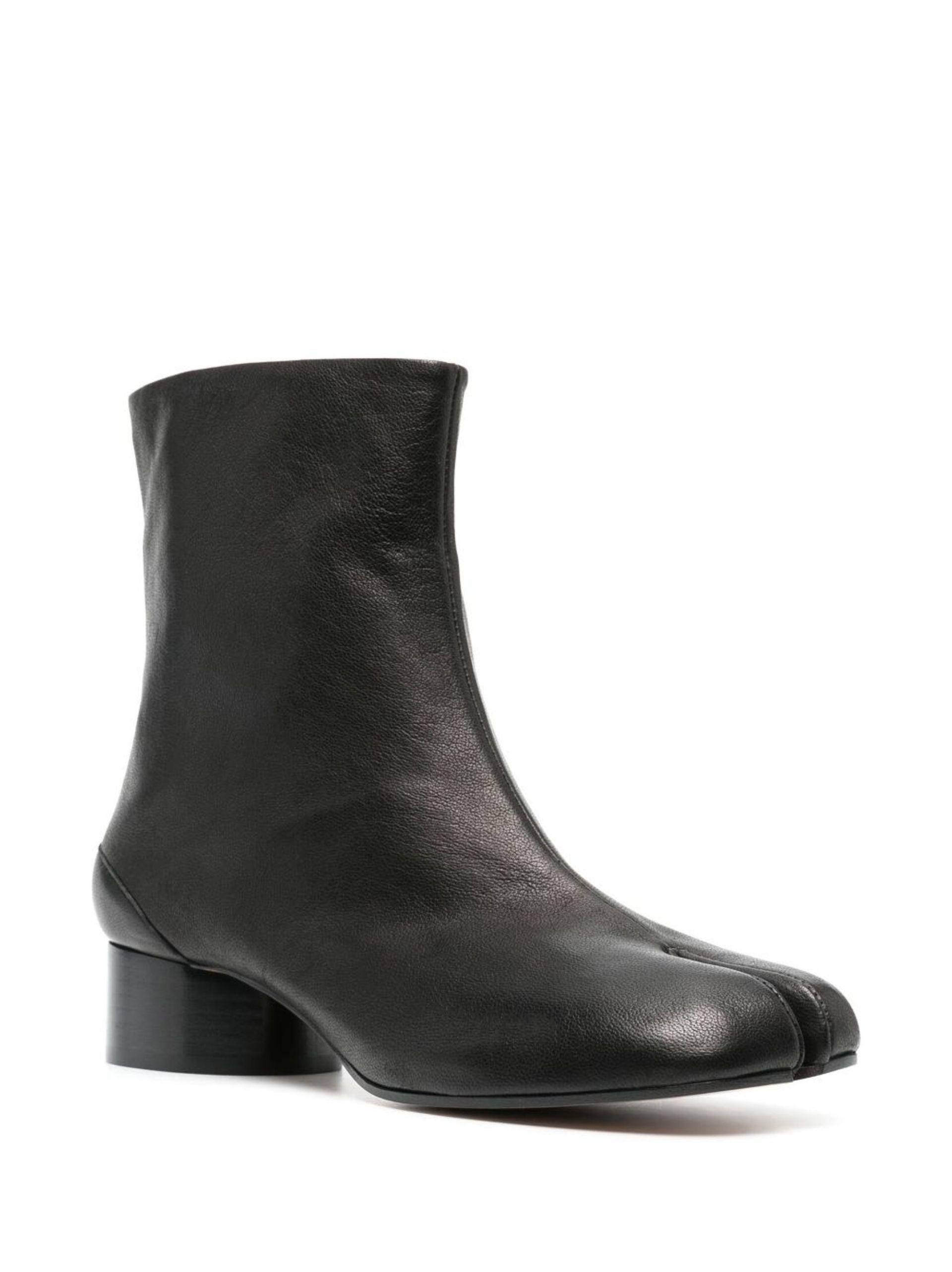 black Tabi 30 leather ankle boots - 2