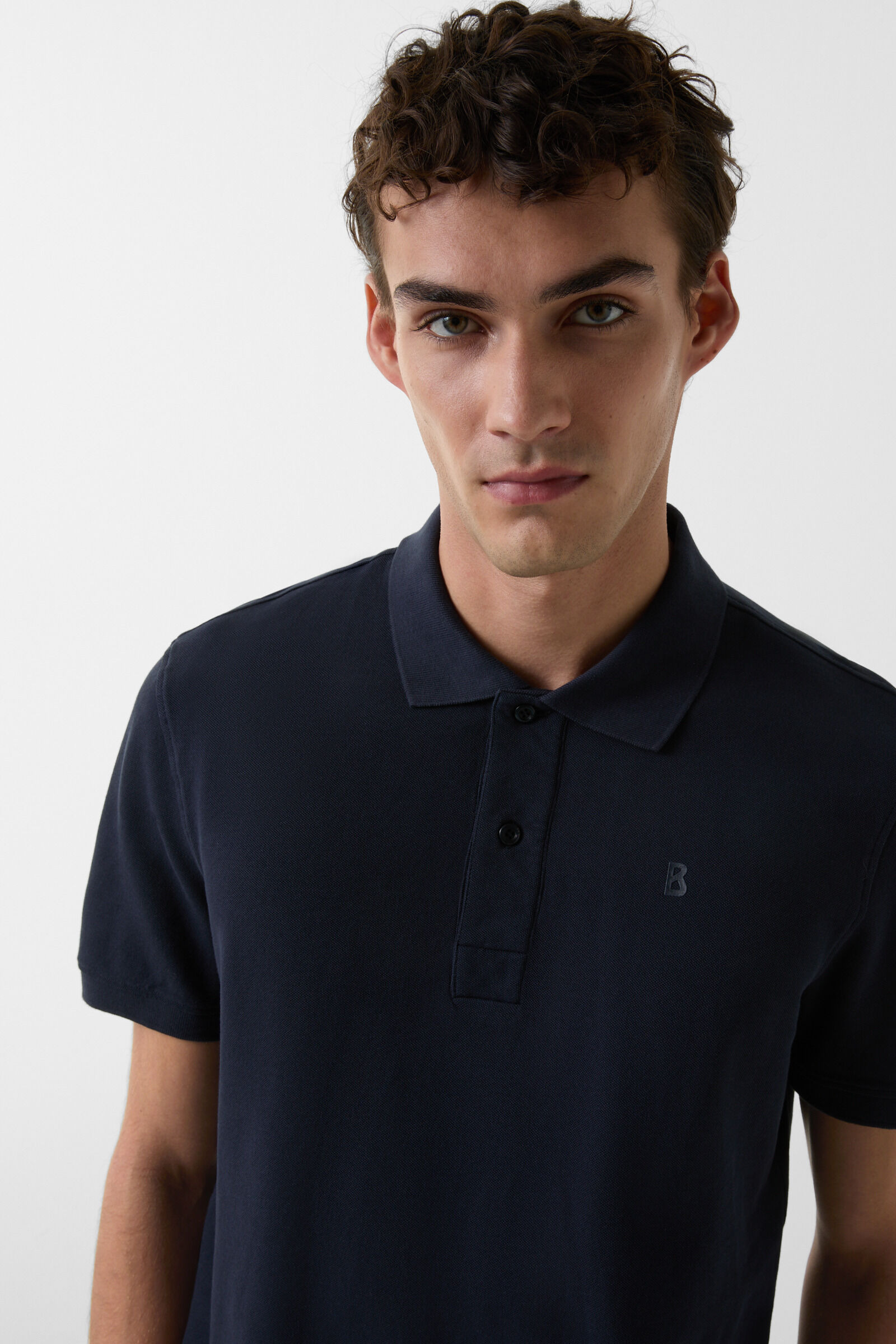 Fion polo shirt in Navy blue - 4
