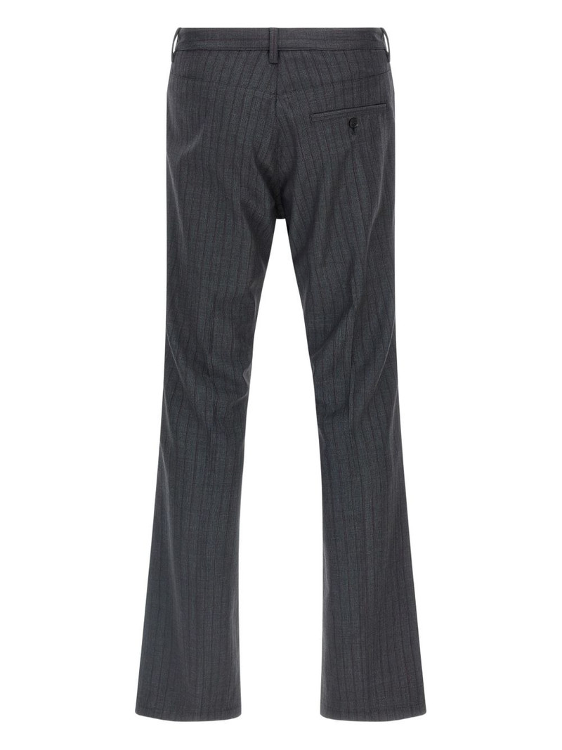 BALENCIAGA pinstriped pleat trousers outlook