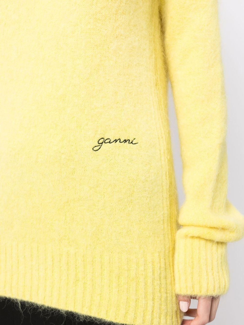 logo-embroidered crew-neck jumper - 5