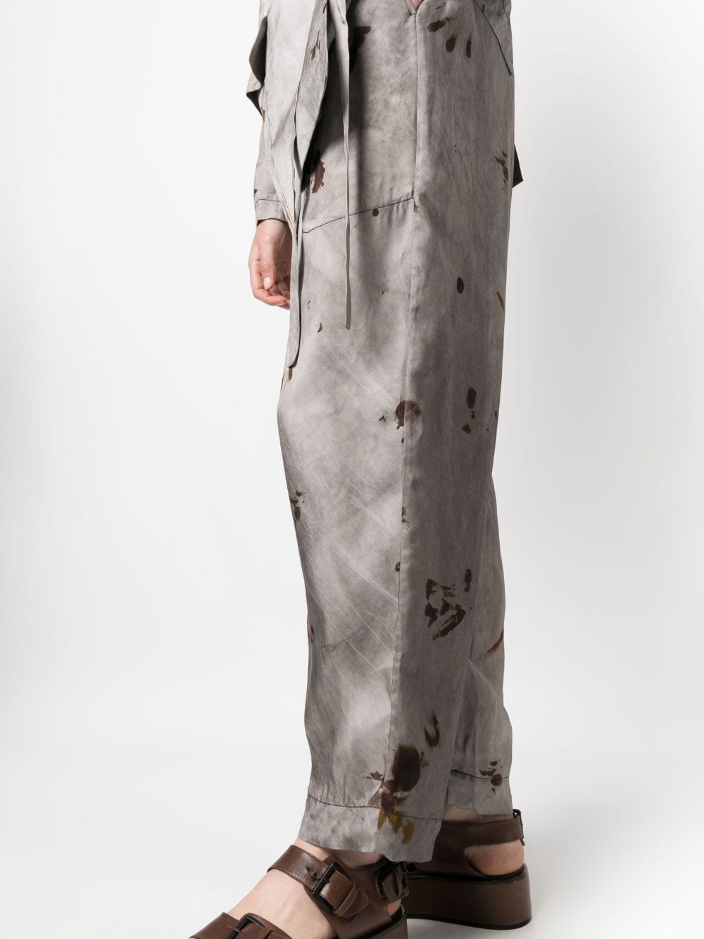 graphic-print elasticated-waist trousers - 5