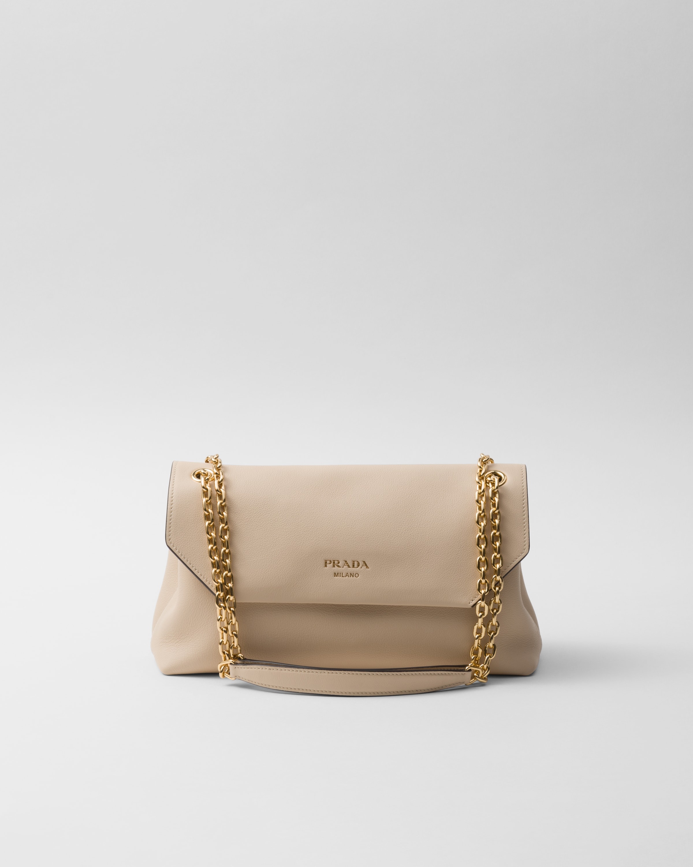 Medium leather shoulder bag - 1