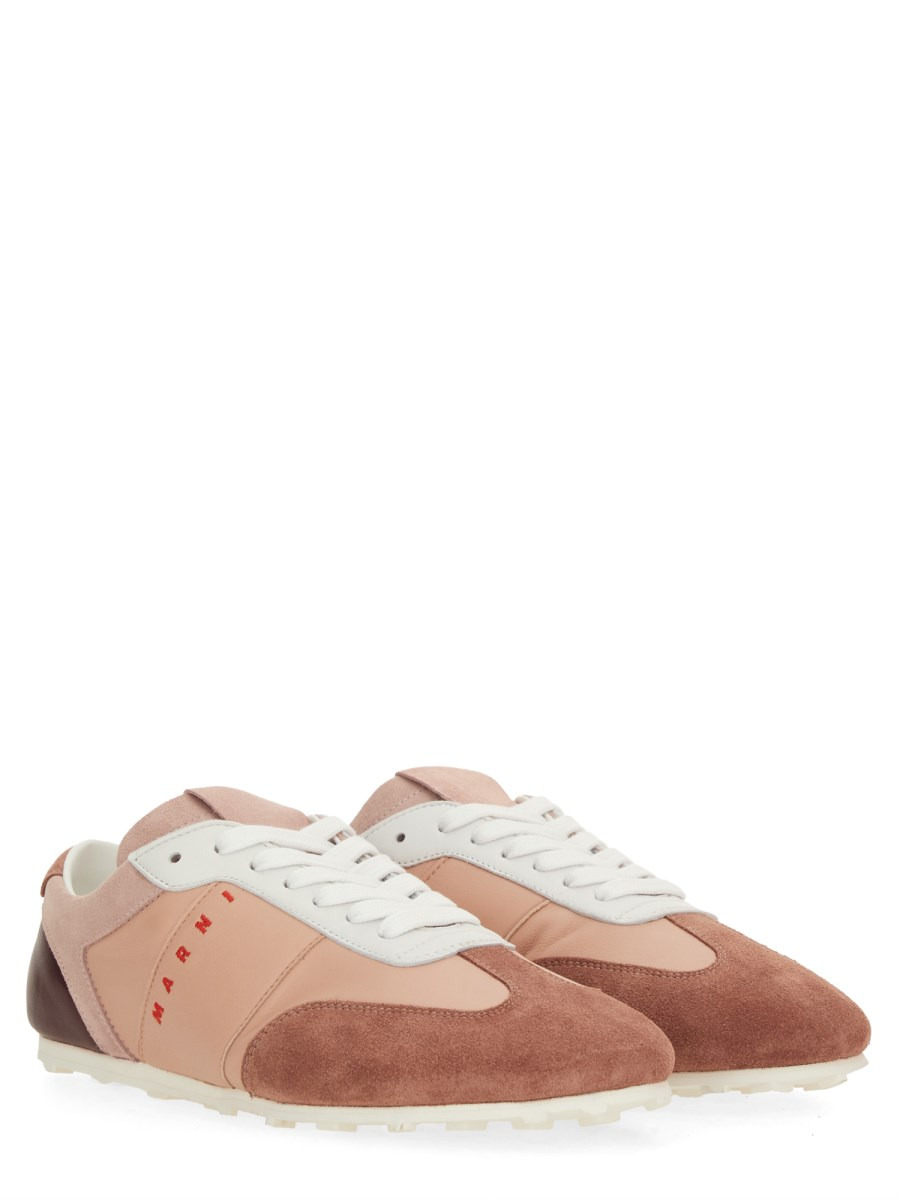 LEATHER AND SUEDE SNEAKER - 2